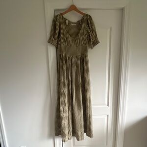 EUC Kennedy Green Gingham